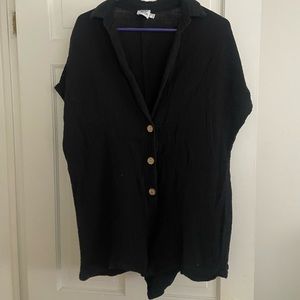 Princess Polly, size 12, black jumper/romper
